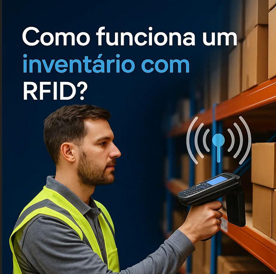 Operação industrial com infraestrutura preparada para RFID