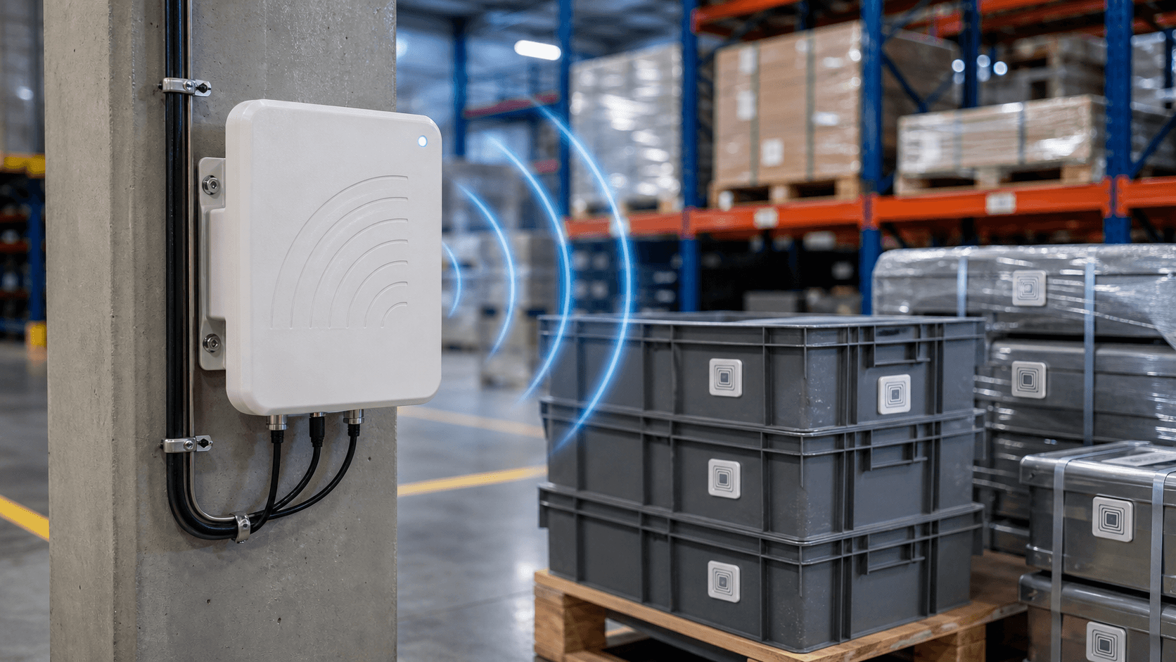 Equipamentos RFID preparados para integração