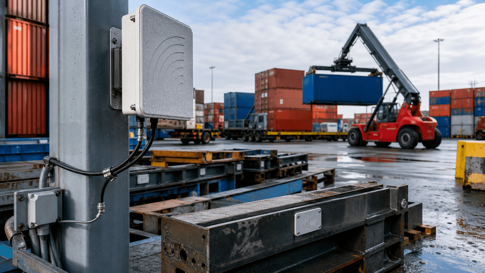 Rastreabilidade em pátio e área externa com RFID