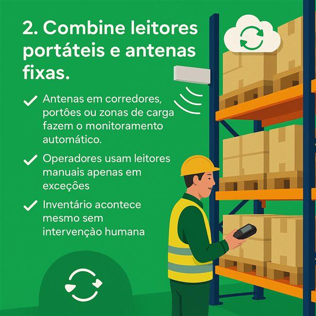 Portal RFID para controle logístico